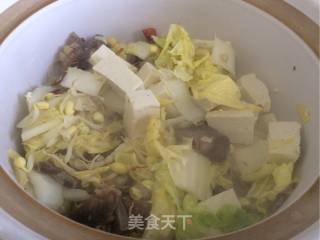 黄芽菜豆芽牛肉的做法步骤：8