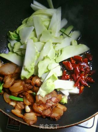 青菜头炒冬至肉的做法步骤：6