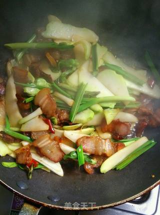青菜头炒冬至肉的做法步骤：7