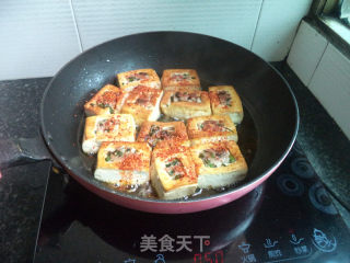 猪肉韭菜馅豆腐盒子的做法步骤：7