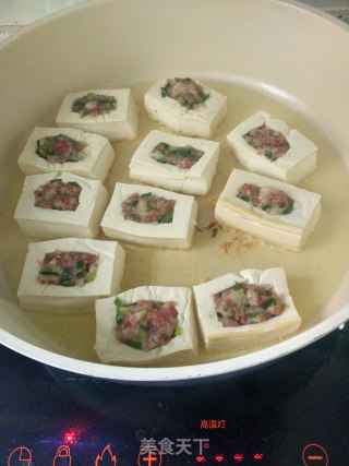 锅塌酿豆腐的做法步骤：6
