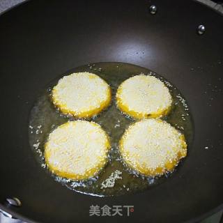 红豆沙南瓜饼的做法步骤：10