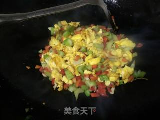 芹菜胡萝卜炒鸡蛋的做法步骤：6