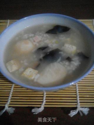 芋头豆腐香菇粥的做法步骤：6