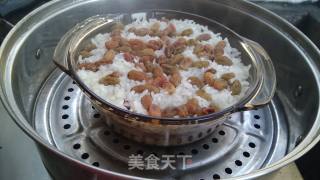 红豆糯米饭的做法步骤：8