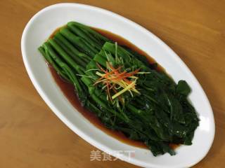 白灼芥蓝菜的做法步骤：7