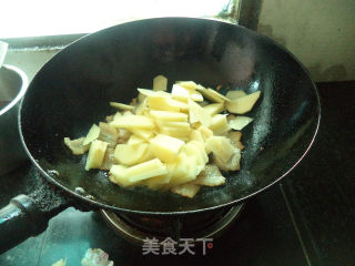 土豆五花肉片的做法步骤：5