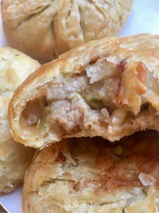 烤酥皮肉丁饼的做法步骤：16