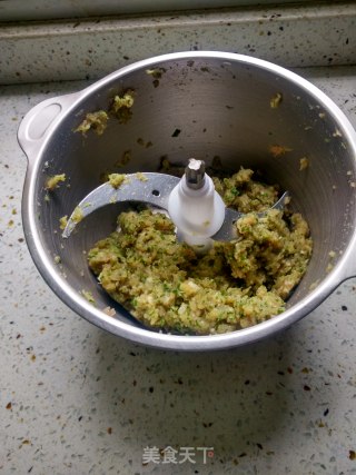 瘦肉豆腐丸子--空气炸锅的做法步骤：6