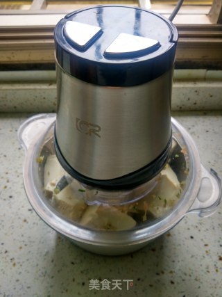 瘦肉豆腐丸子--空气炸锅的做法步骤：8