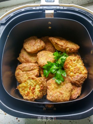 瘦肉豆腐丸子--空气炸锅的做法步骤：17