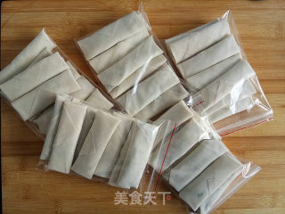 炸春卷的做法步骤：9
