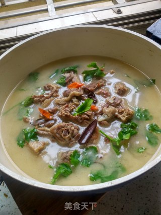 香菜老鸭汤的做法步骤：11