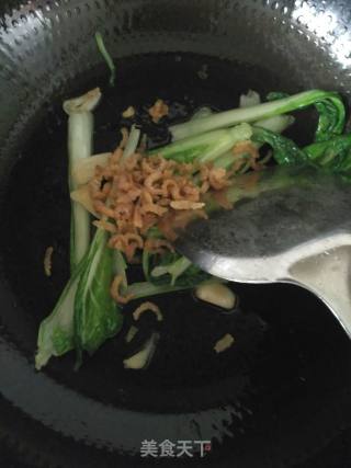 小白菜炒海米的做法步骤：6