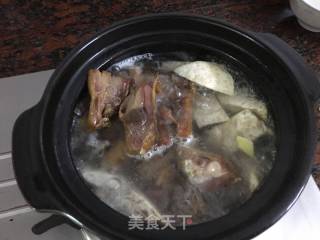 腊鸭腿椰浆香芋煲的做法步骤：8