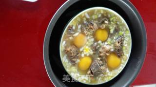鸡蛋卧排骨的做法步骤：5