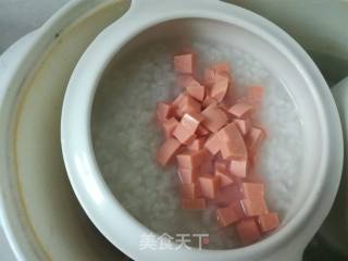 火腿青菜粥的做法步骤：7