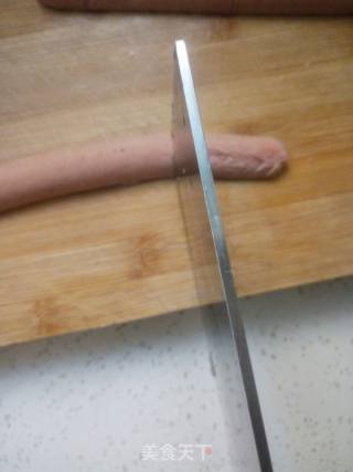 火腿鸡蛋饼的做法步骤：3