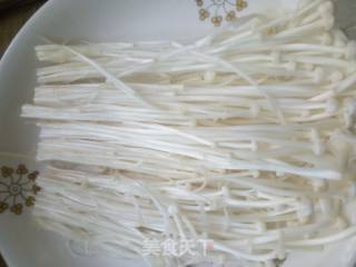 金针菇蒸鸡肉的做法步骤：3