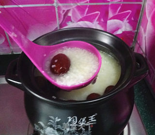 双米红枣粥的做法步骤：10