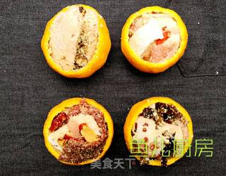 桔盅四宝──“鱼儿厨房”私房菜的做法步骤：7