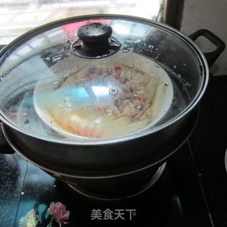 生抽肉末蒸豆腐的做法步骤：11