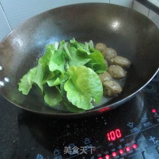 小白菜丸子汤的做法步骤：4
