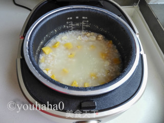 #粥#红薯莲子粥的做法步骤：4