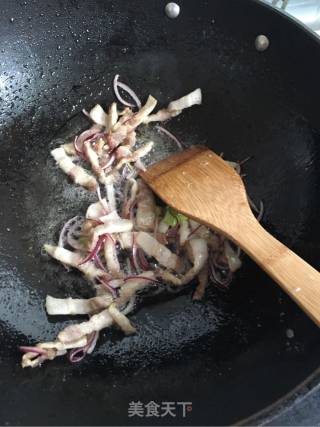 五花肉炒土豆丝的做法步骤：9