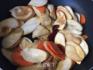 杏鲍菇炒肉片的做法步骤：6
