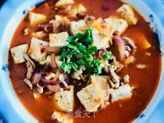 辣白菜炖豆腐的做法步骤：7