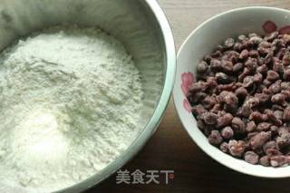 蜜豆发糕的做法步骤：1