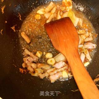 辣炒竹笋肉丝的做法步骤：5