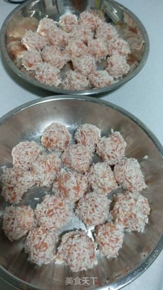 珍珠肉丸的做法步骤：5