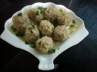 清蒸小狮子头的做法步骤：9