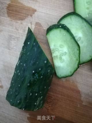 黄瓜拼花的做法步骤：6