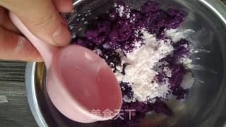 紫薯扭扭薯条的做法步骤：4