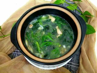 菠菜肉片粉丝汤的做法步骤：9