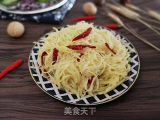 酸辣土豆丝的做法步骤：13