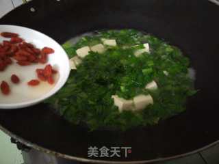 青菜豆腐的做法步骤：7