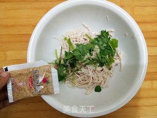 香拌鸡丝的做法步骤：6