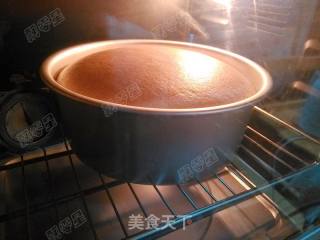 咖啡戚风蛋糕的做法步骤：13