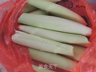 炒玉米笋的做法步骤：1