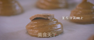 好吃到炸的巧克力酥皮大泡芙！不学后悔~的做法步骤：15