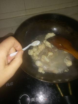 花菜炒羊肉的做法步骤：6