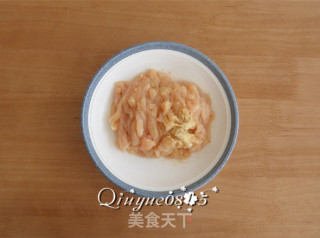 鸡丝豆筋的做法步骤：2