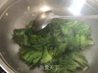 蒜香生菜的做法步骤：3