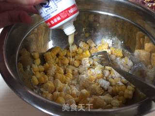 华丽丽的芝士玉米烙的做法步骤：4