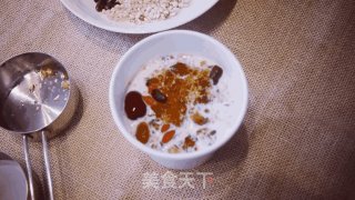 桃胶五谷羹的做法步骤：4