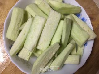 无需油炸糖醋茄子（番茄酱版）的做法步骤：2